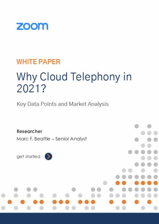 Immagine del whitepaper: Telefonia in cloud: vantaggi chiave, strategie di implementazione e analisi di mercato
