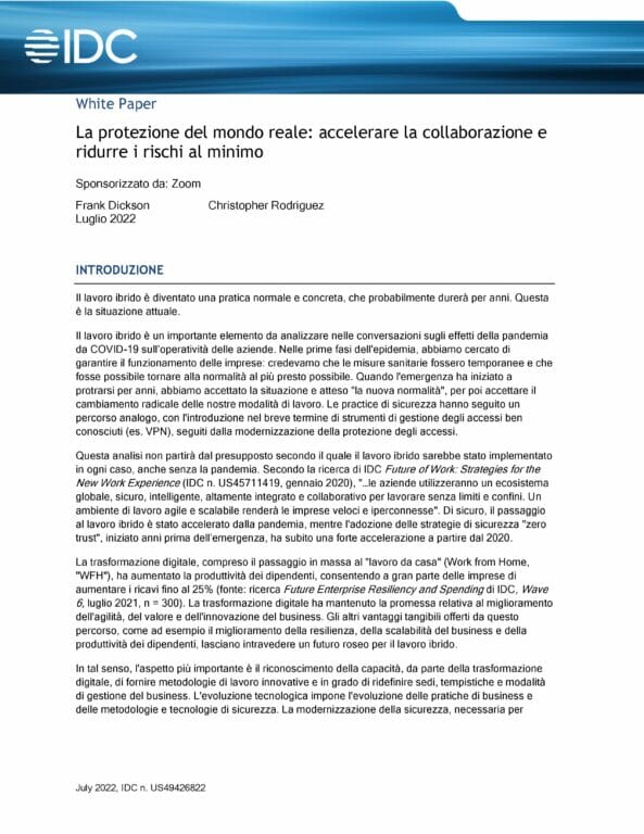 Lavoro ibrido e video-collaborazione: come aumentare la produttività e ridurre i rischi al minimo?