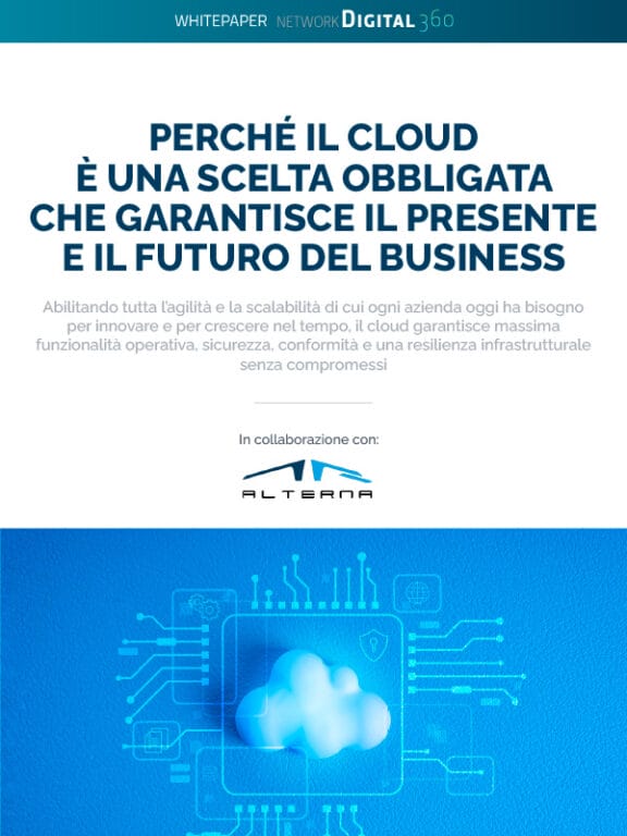 Immagine del whitepaper: Intelligenza generativa, IoT e Digital Twin: nulla è possibile senza il Cloud, alleato fondamentale per le aziende