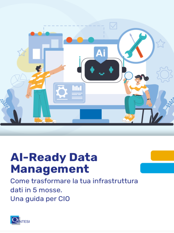 Immagine del whitepaper: AI-Ready Data Management. Come trasformare la tua infrastruttura dati in 5 mosse